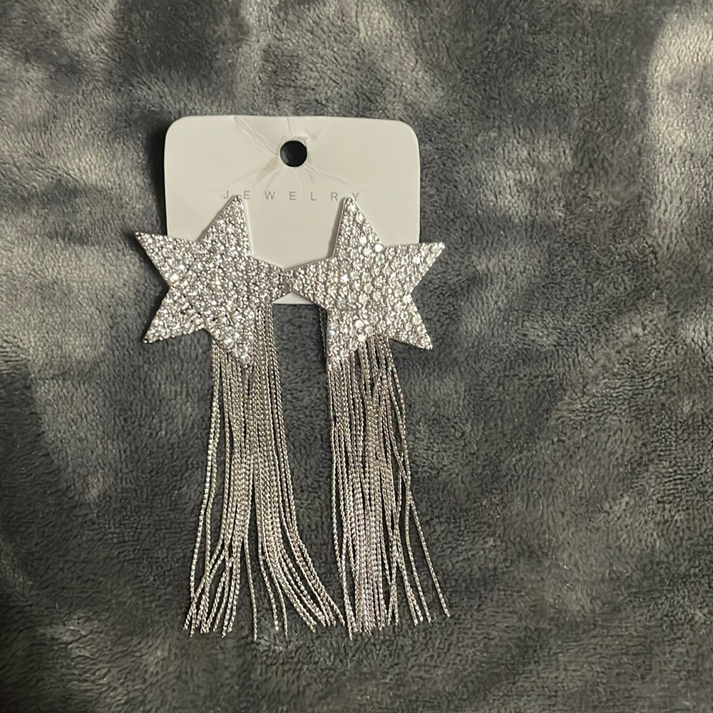 Brand new star earrings